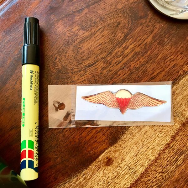 Free Fall Wing Sticker
