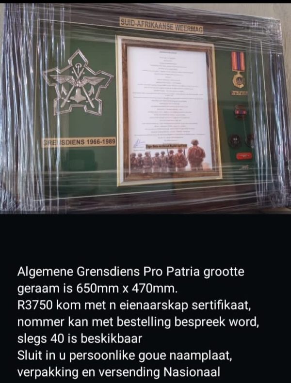 General Border Duty pewter Memo Limited Edition
