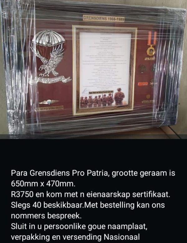 Para Border Duty Pro Patria pewter Memo Limited Edition