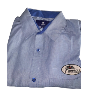 Corporate button shirts logo of choice