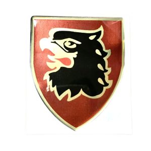 Stickers Domed Shield 44 Eagle Head Gold 90 mm