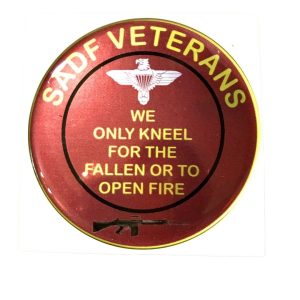 Stickers Domed Shield Kneel 90 mm