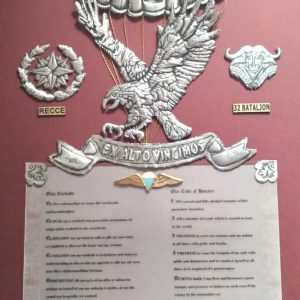 1Bn pewter and rice paper memo personalised - Price on Request