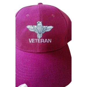 Maroon 44 Veteran cap