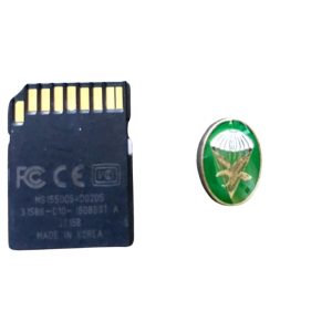 Lapel Pin Oval Green Scarce