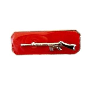 Badge Metal Silver Marksman / Skietbalkie