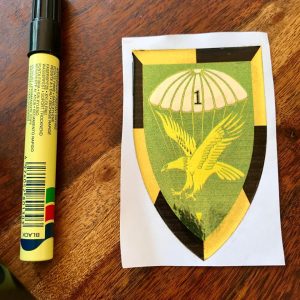 1 Para Green Sticker (Elongated)