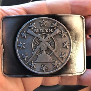 Moth belt buckle